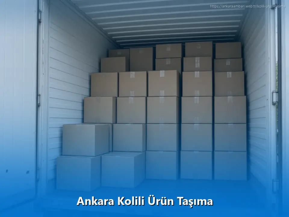 Ankara Kolili Ürün Taşıma